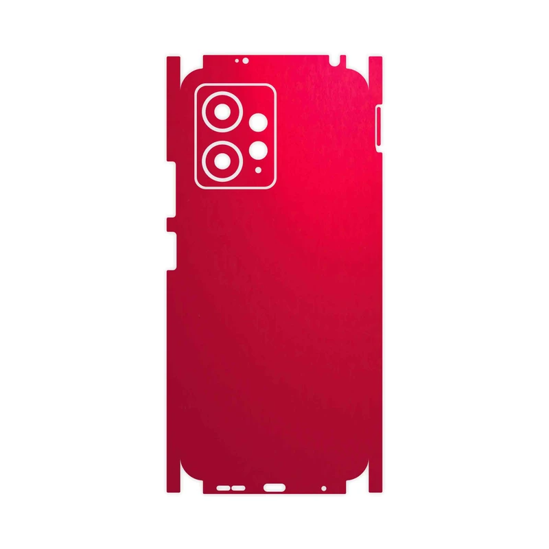 برچسب پوششی ماهوت مدل Matte-Warm-Red-FullSkin مناسب برای گوشی موبایل شیائومی Redmi Note 12 4G