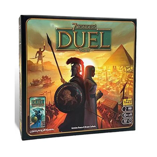 بازی فکری مدل دوئل duel 7wonders به همراه افزونه پنتئون
