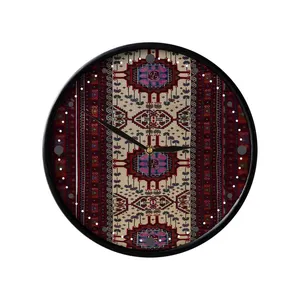 ساعت دیواری مدوپد طرح فرش بلوچ سه‌ترنج مدل C-balouch19