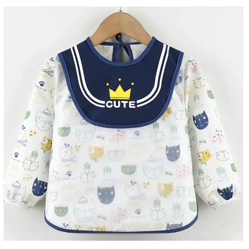 پیش بند نوزادی مدل ملوانی گربه عینکی