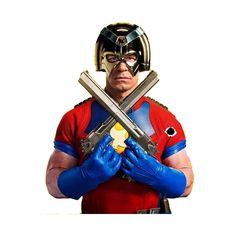 استیکر لپ تاپ و موبایل مدل سریال طرح صلح طلب دی سی Peacemaker DC کد 4523