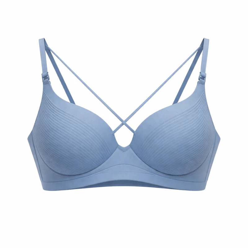 سوتین اسفنجی با بند ساده زنانه مدل لیزری 01