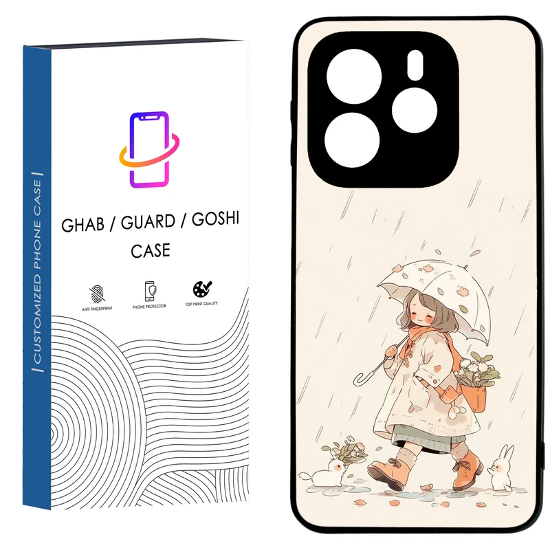 کاور قاب گارد گوشی طرح دخترانه کد 29 - TPU مناسب برای گوشی موبایل  شیائومی Redmi Note 14 4G