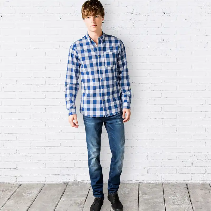 پیراهن آستین بلند مردانه اسپرینگ فیلد مدل BL6351