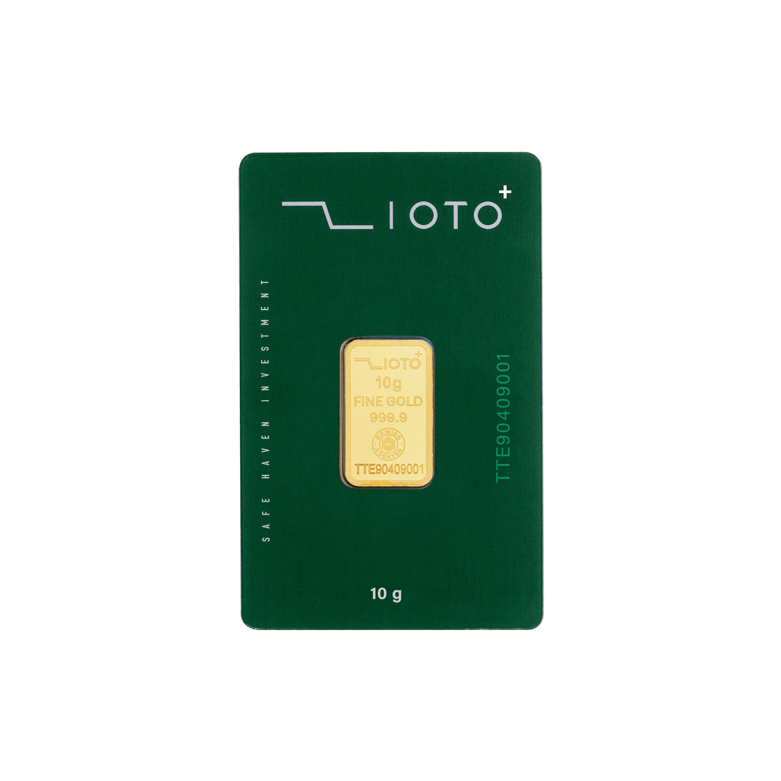 شمش طلا 999.9 عیار زیوتو مدل TTE-10