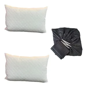 سرویس ملحفه 2 نفر 5 تکه مدل کمبوباکس هتلی