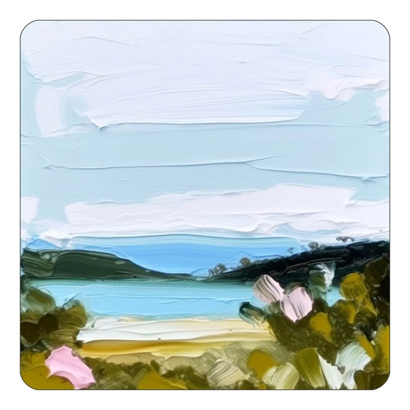 مگنت کاکتی طرح نقاشی رنگ روغن مدل mp70848