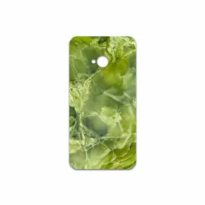 MAHOOT Green Crystal Marble Cover Sticker for HTC One M7