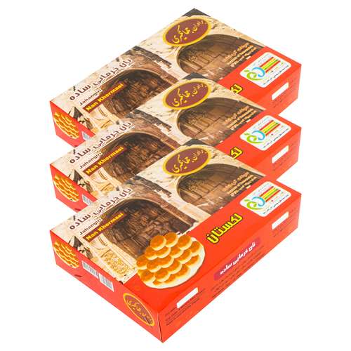 نان خرمایی ساده لکستان - 550 گرم مجموعه 3 عددی