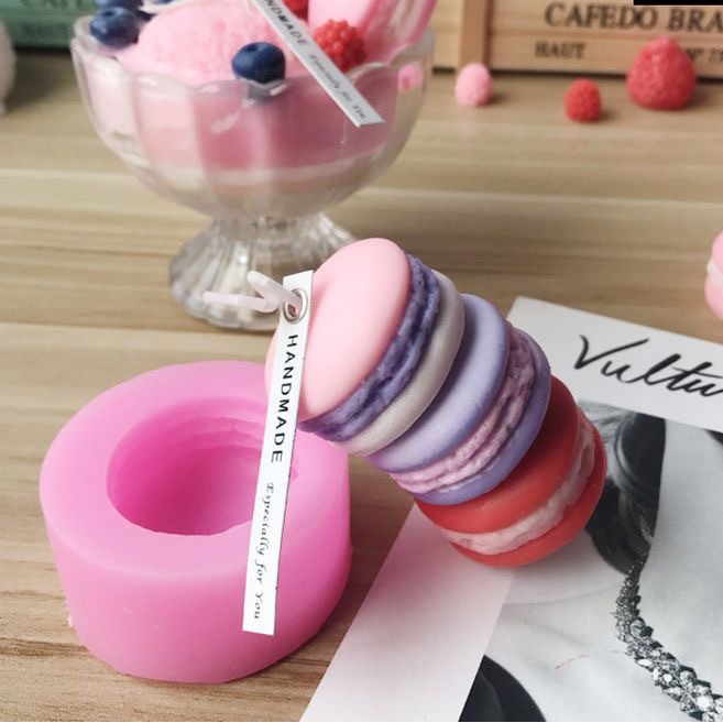 قالب شمع مدل ماکارون