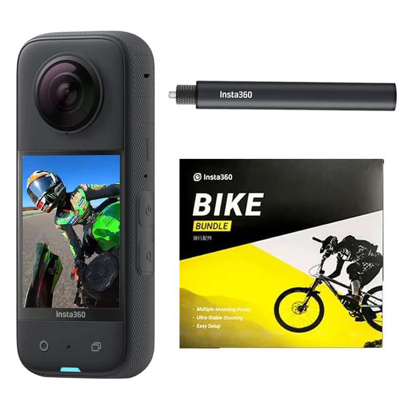 دوربین فیلم برداری ورزشی اینستا 360 مدل insta360 x3 به همراه لوازم جانبی دوربین فیلم برداری ورزشی اینستا 360 مدل insta360 x3 به همراه لوازم جانبی