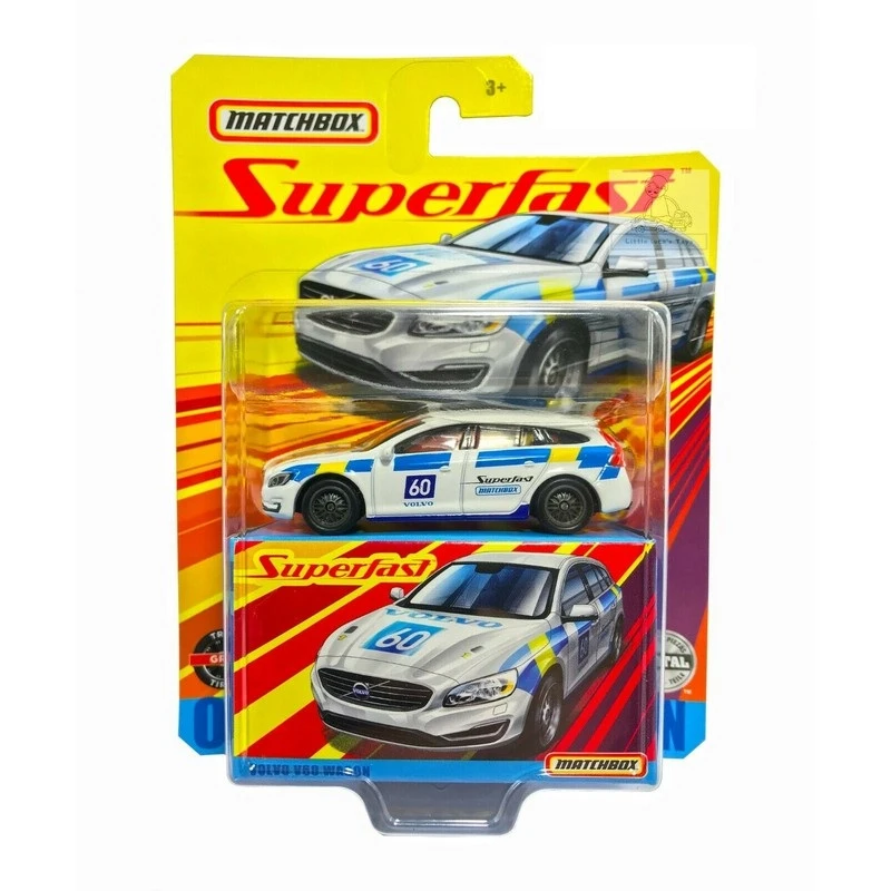 ماشین بازی مچ باکس مدل Superfast Volvo V60 Wagen کد GBJ48 / GKP45