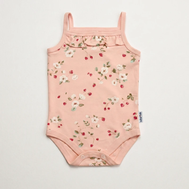 بادی بدون آستین نوزادی آدمک مدل توت فرنگی