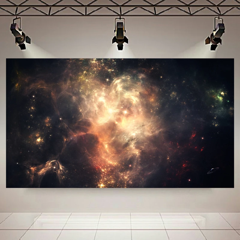 تابلو شاسی طرح کهکشان و ستارگان مدل ستاره های سحابی نبولا کد AR5040