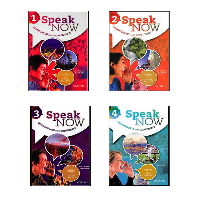کتاب Speak Now اثر Mari Vargo انتشارات هدف نوین 4 جلدی کتاب Speak Now اثر Mari Vargo انتشارات هدف نوین 4 جلدی