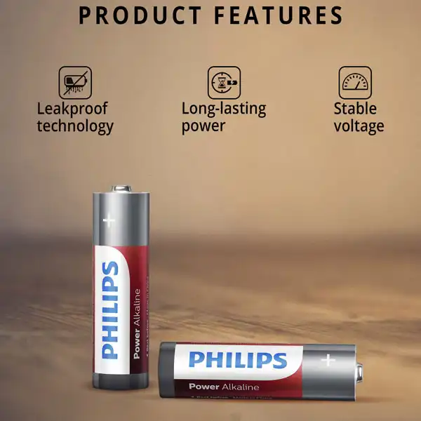 باتری قلمی فیلیپس مدلLR06P2/97 بسته دو عددی