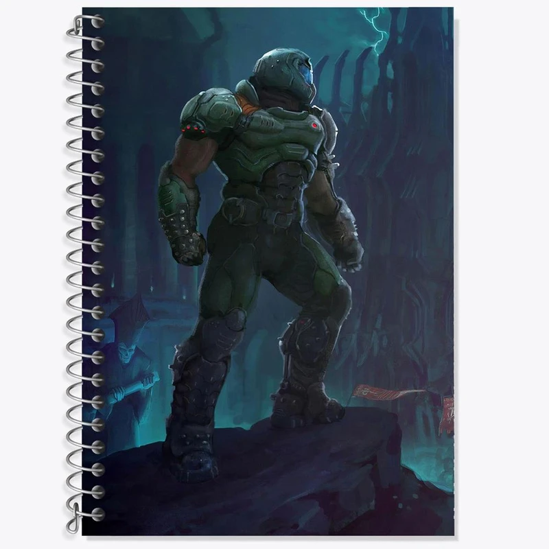 دفتر زبان 50 برگ خندالو مدل دو خط طرح دووم اسلیر و ارتش هل دووم اترنال کد 30598