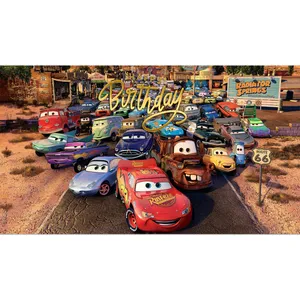 بنر تولد طرح ماشین مک کویین کد 126-2