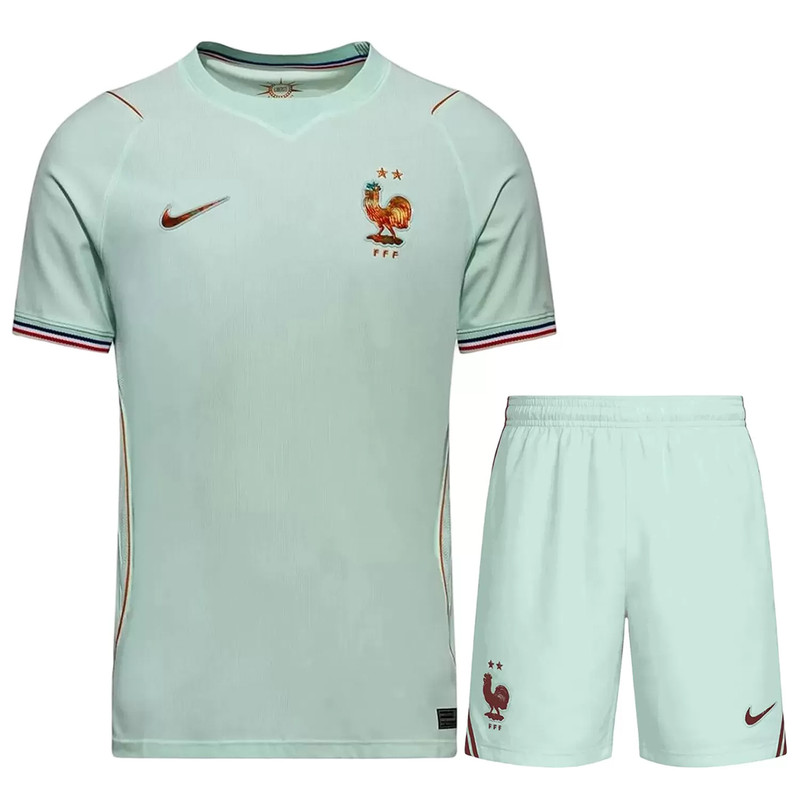 ست تی‌شرت آستین کوتاه و شلوارک ورزشی مردانه مدل فرانسه Away 2026