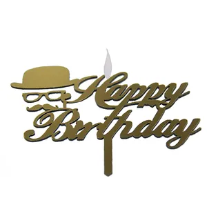 شمع تولد طرح happy birthday مدل مولتی