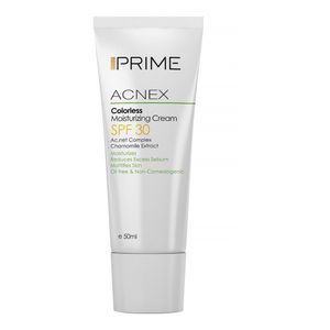 کرم مرطوب کننده بدون رنگ پرایم مدل Acnex SPF 30 حجم 50 میلی لیتر117203