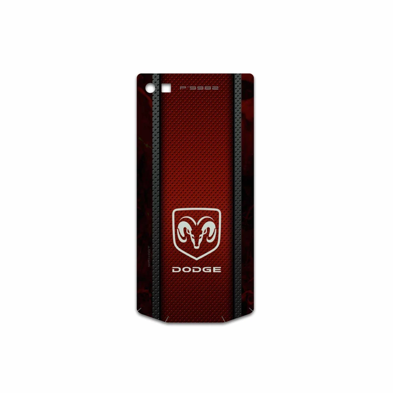 برچسب پوششی ماهوت مدل Dodge مناسب برای گوشی موبایل بلک بری P9982