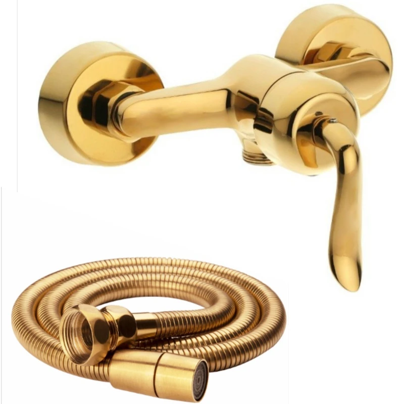 شیر سرویس بهداشتی شیرالات ادرینا مدل روکو به همراه شلنگ 