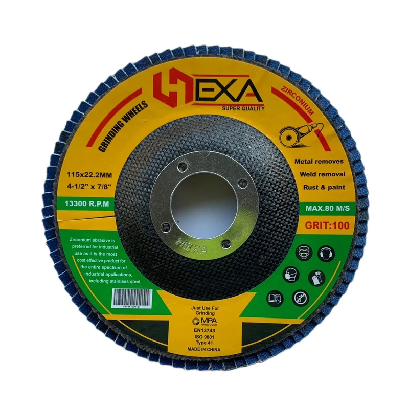 سنباده فلاپ دیسک هگزا مدل 115-100 