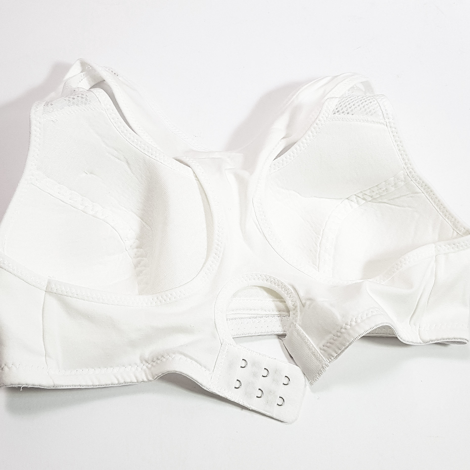 Cotton Front-Close Unlined No-Wire Bra