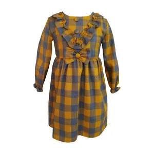 پیراهن دخترانه مدل چهار خانه