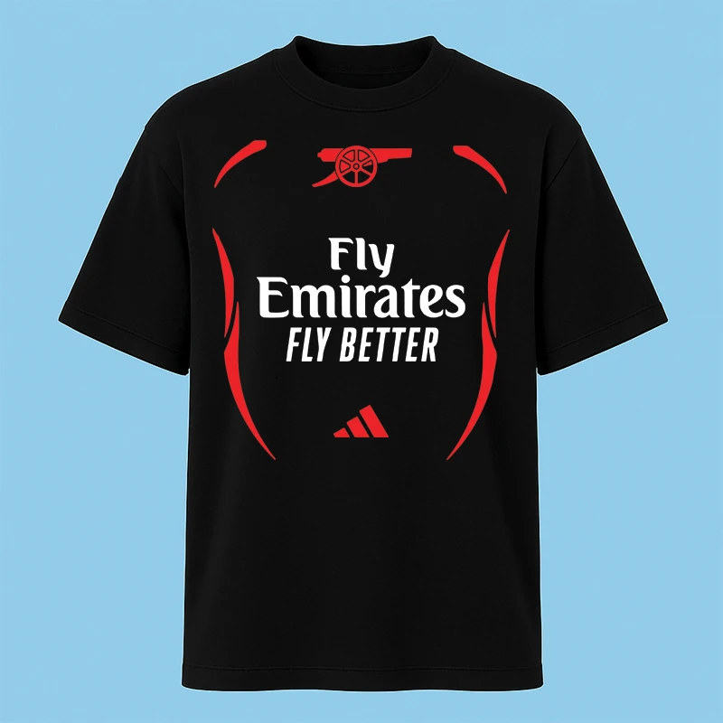 تی‌شرت آستین کوتاه مردانه مدل کیت آرسنال کد V9