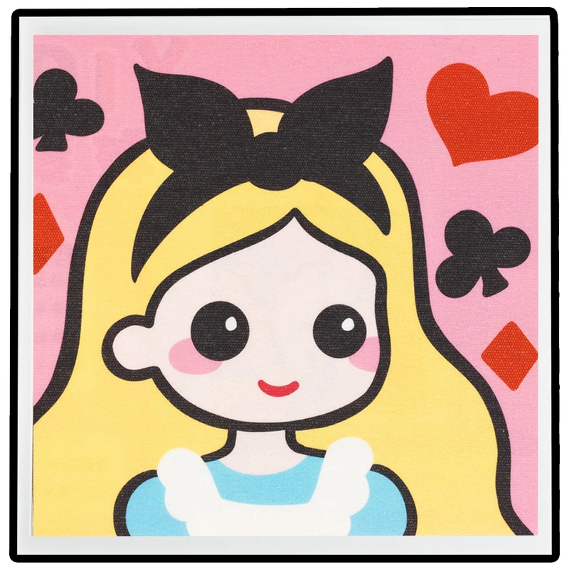 بازی آموزشی سمید مدل ساخت تابلو نقاشی الماسی پوم پوم طرح عروسکی کد 001