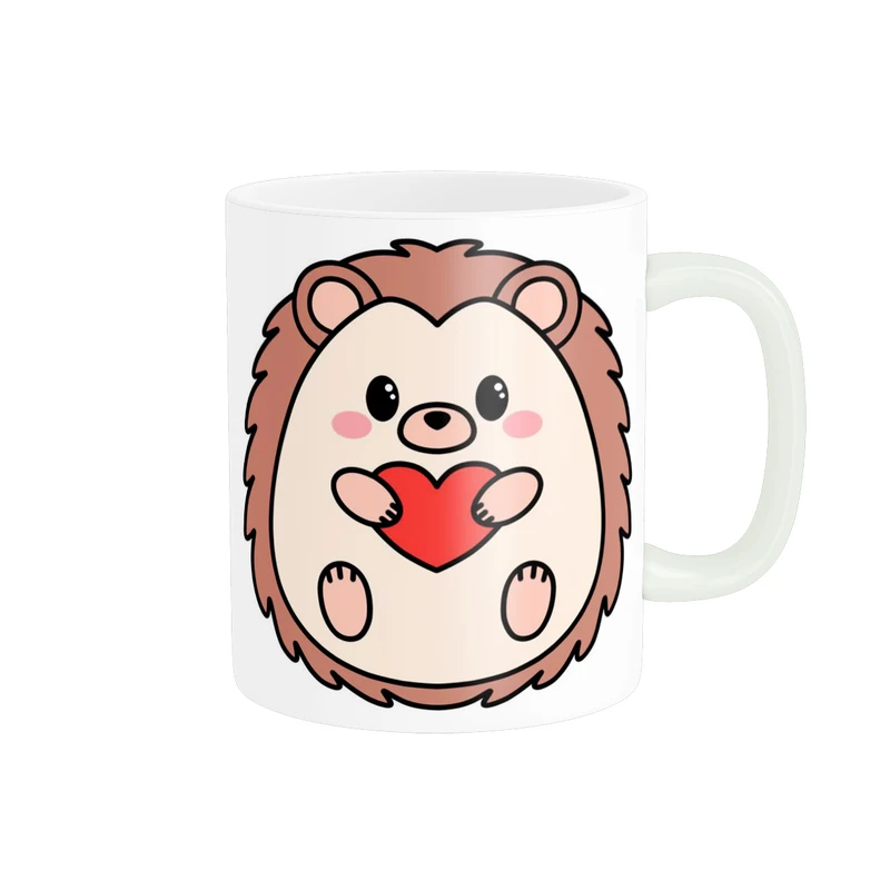 ماگ پاد آفرین طرح جوجه تیغی کد 2830