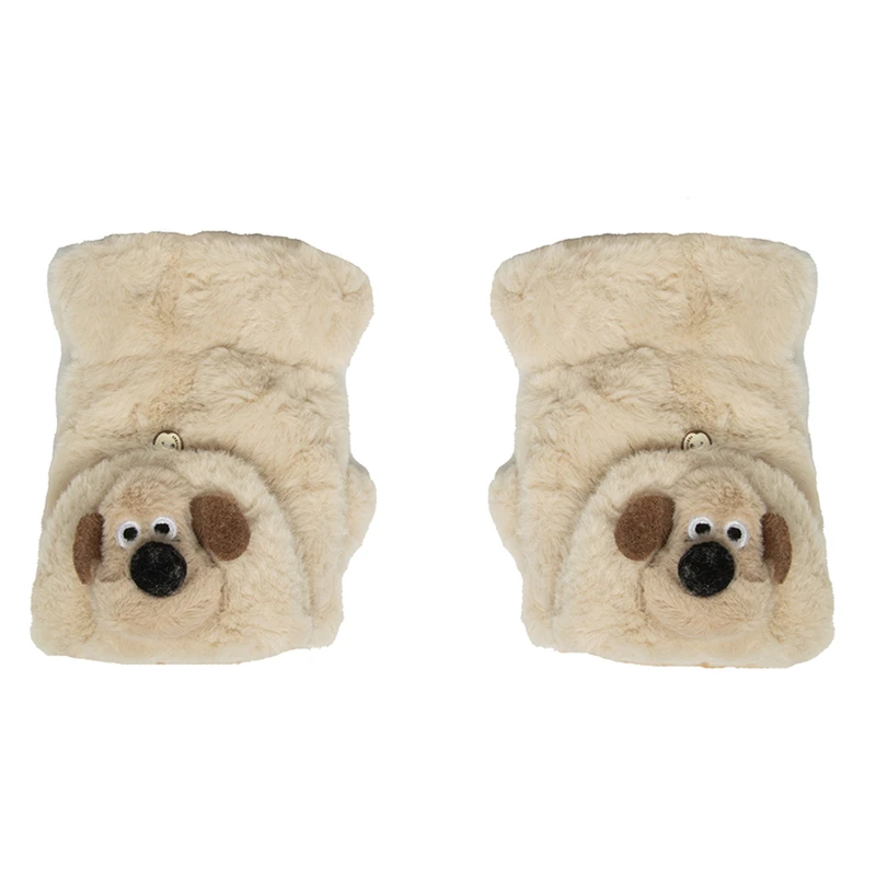 دستکش زنانه مدل پولیشی طرح بیتزر سگ نگهبان بره ناقلا کد 915002513