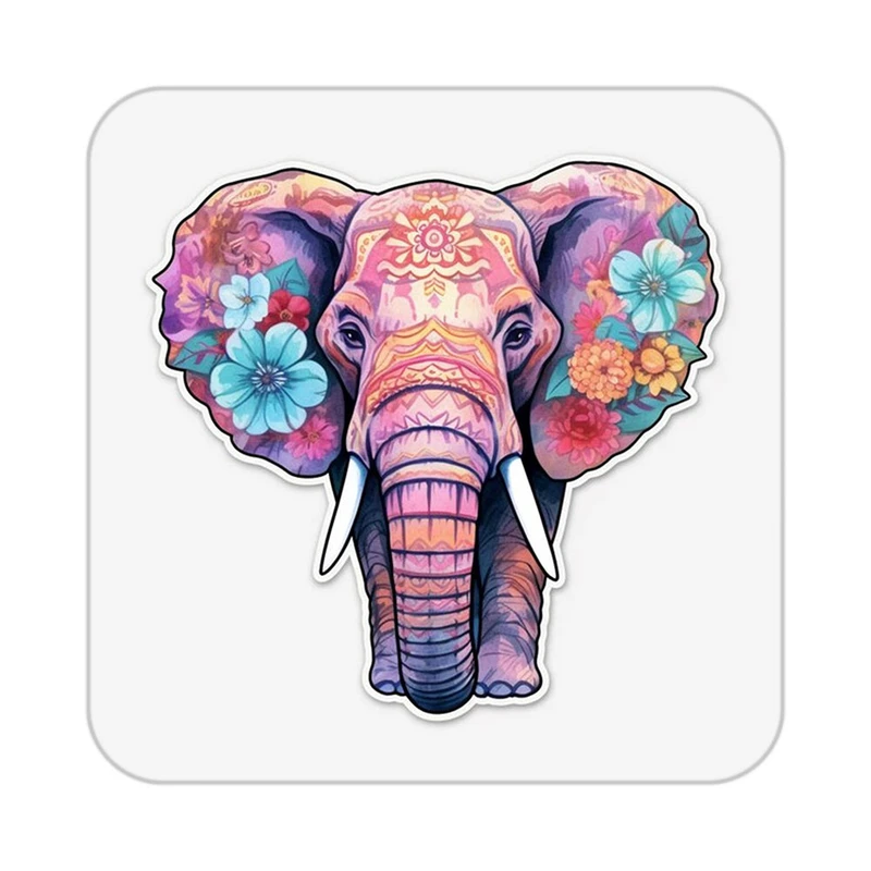 زیر لیوانی کاکتی طرح حیوانات رنگی مدل mp25861