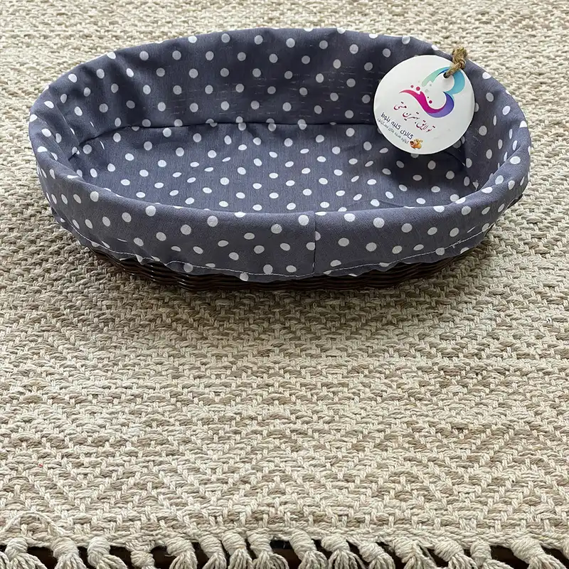 سبد نان حصیر بافی کلبه بلوط مدل زیبا