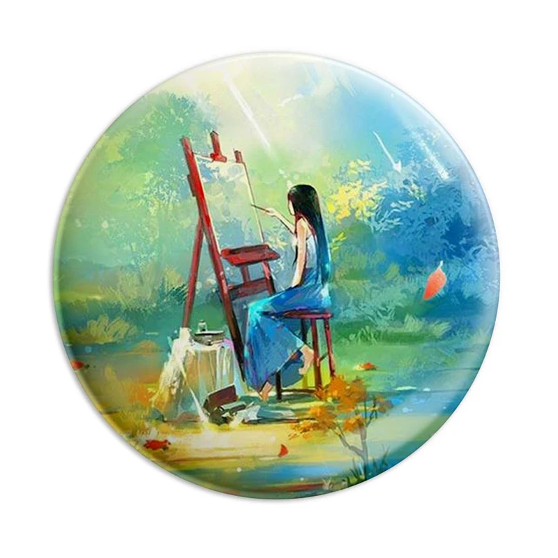 مگنت پرمانه طرح نقاش کد pmag.5810