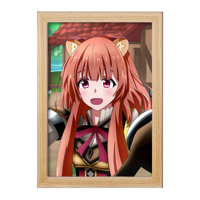 تابلو خندالو مدل رافتالیا انیمه ظهور قهرمان سپر  کد 15962