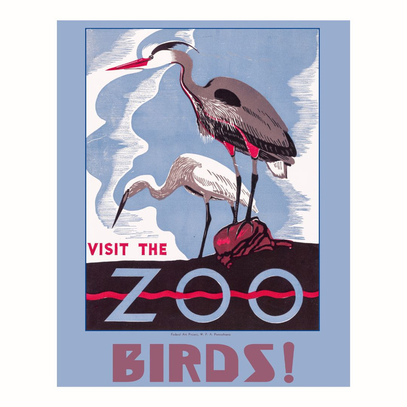 پوستر مدل  بازدید از باغ وحش  