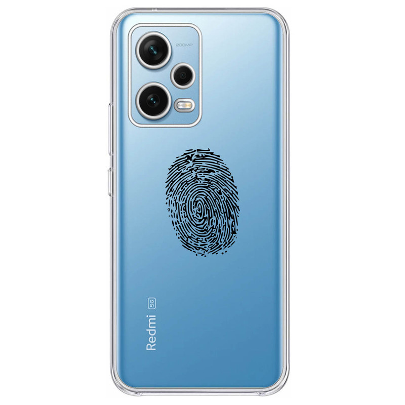 کاور مگافون طرح اثر انگشت مدل C62-B مناسب برای گوشی موبایل شیائومی Redmi Note 12 Pro Plus