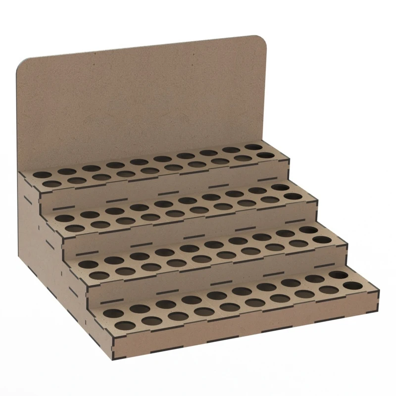 استند لوازم آرایشی مدل چوبی رومیزی کد B43