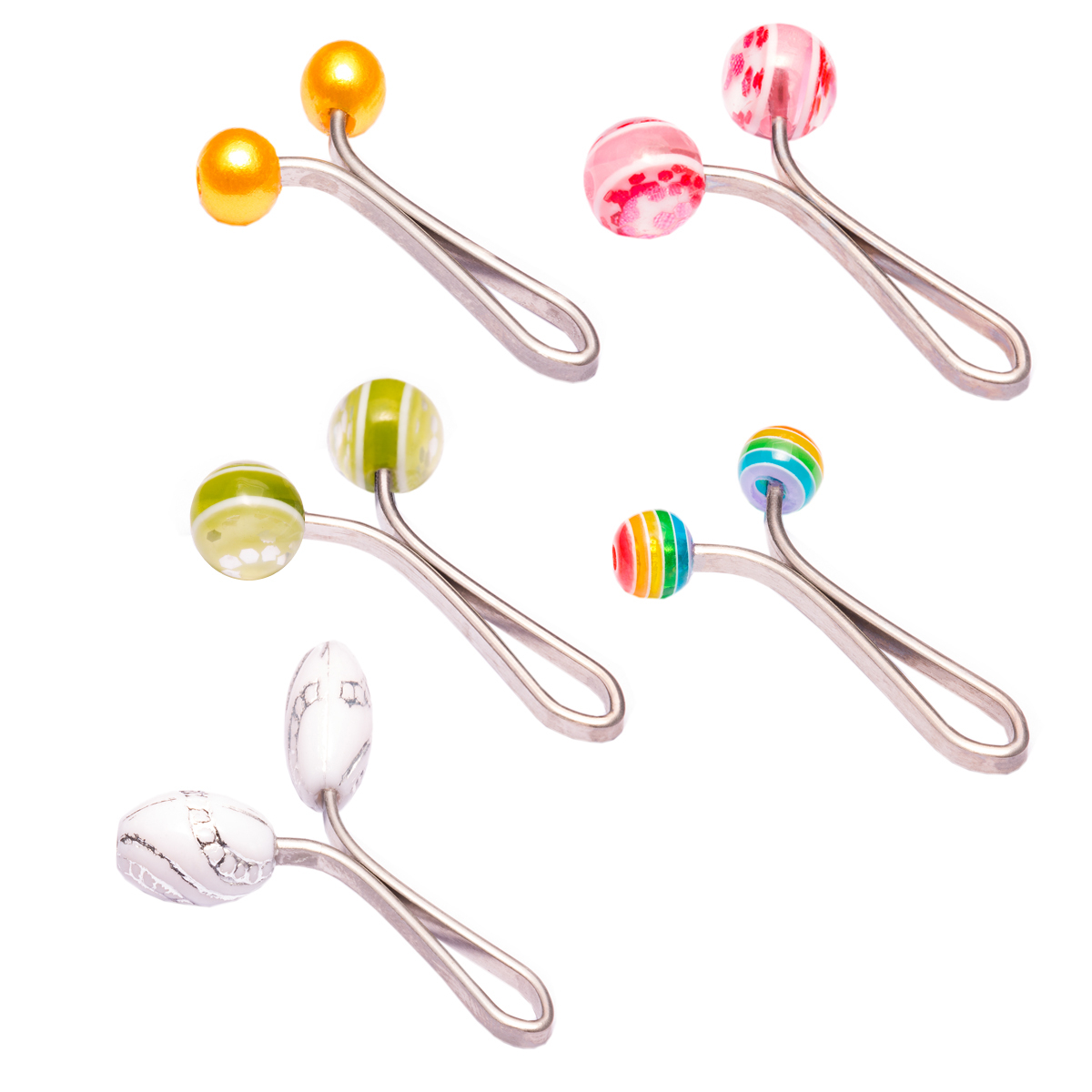 گیره روسری دینا کد A006 مجموعه 5 عددی