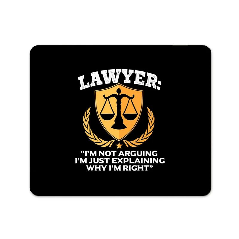 ماوس پد پاد آفرین مدل وکیل حقوقدان دانشجو حقوق وکالت کد P667 سایز 19*24 سانتی متر