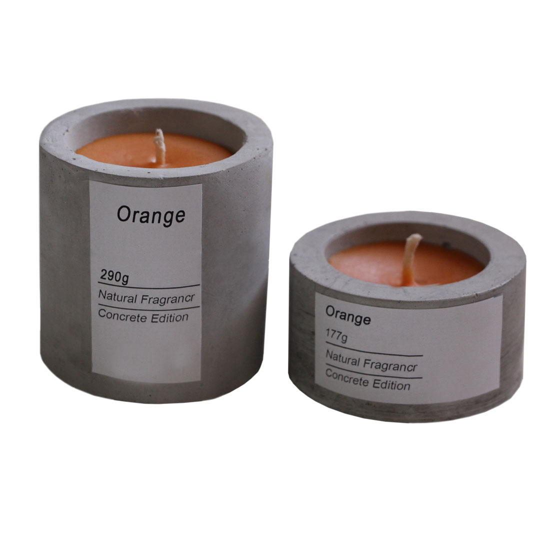 شمع معطر مدل پرتقال مجموعه 2 عددی