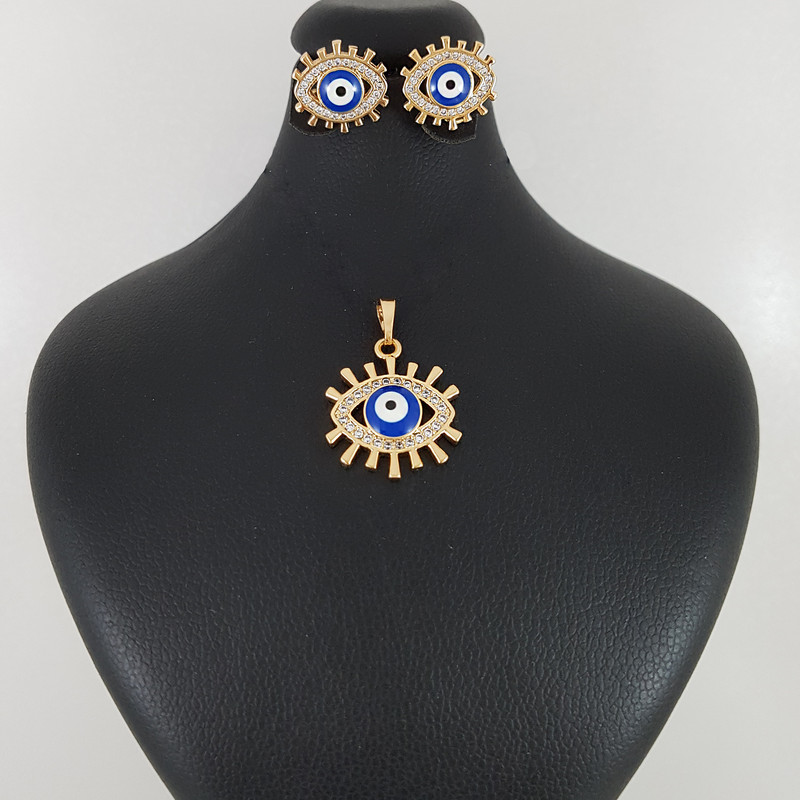 نیم ست زنانه ژوپینگ مدل چشم نظر کد 1431