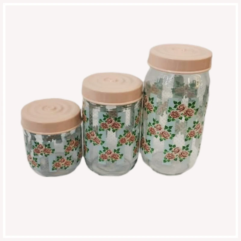 بانکه مدل گلدار مجموعه سه عددی