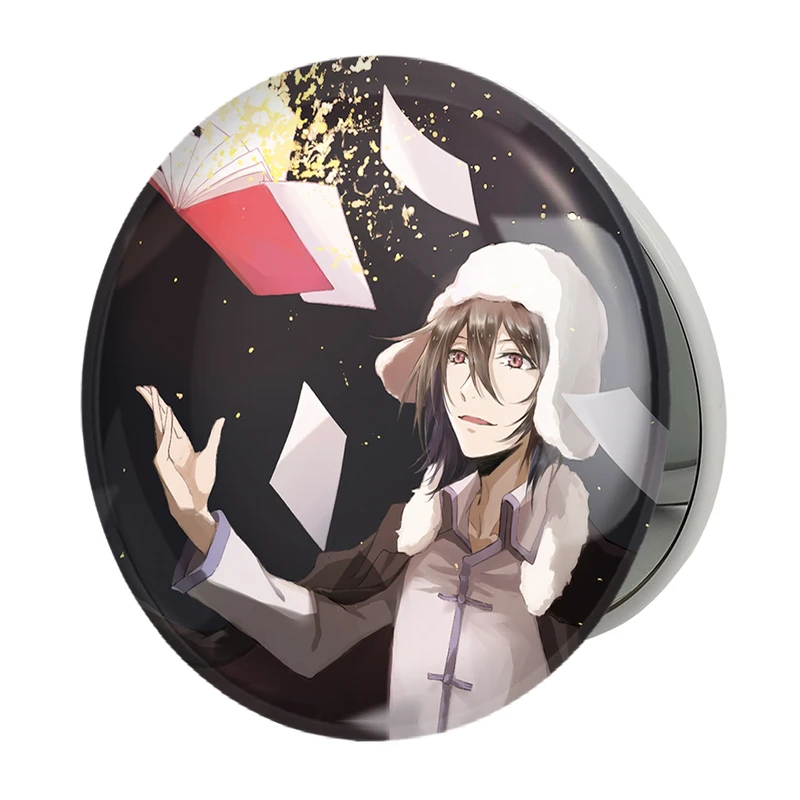 آینه جیبی خندالو طرح فئودر انیمه سگ های ولگرد بانگو مدل تاشو کد 11785 