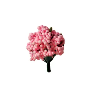 گل مصنوعی مدل سرگل پفکی بسته 10 عددی