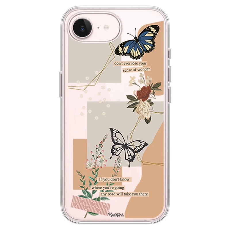 کاورطرح Butterfly مناسب برای گوشی موبایل اپل iPhone 16e