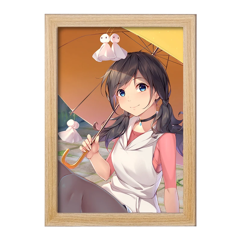 تابلو خندالو مدل هینا انیمه تغییر آب و هوا با تو  کد 17648